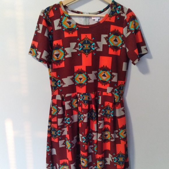 Lula roe Modern Abstract Party Dress